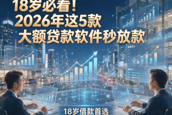 18岁必看！2026年这5款大额贷款软件秒放款，18岁借款首选