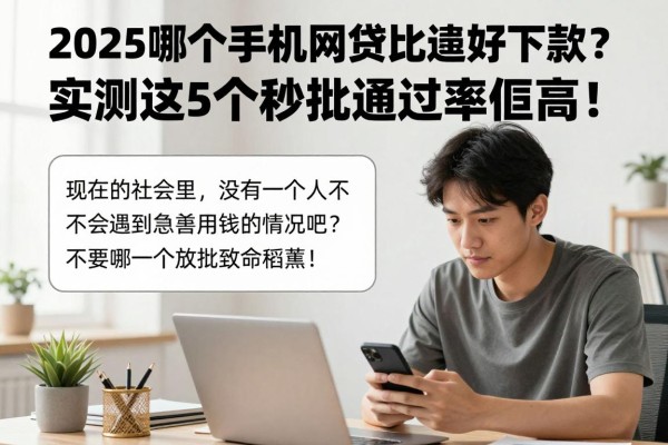 2025哪个手机网贷比较好下款？实测这5个秒批通过率超高！
