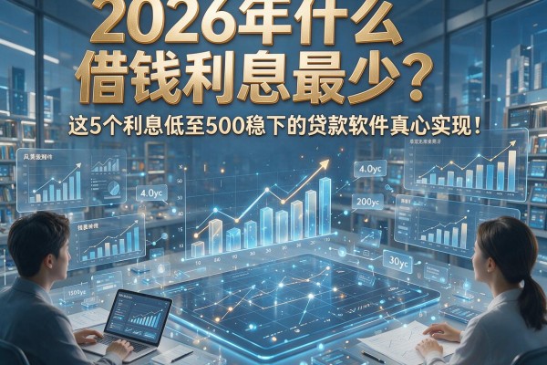 2026年什么借钱利息最少？这5个利息低至500稳下的贷款软件真心实在！