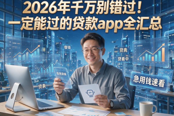 2026年千万别错过！一定能过的贷款app全汇总，急用钱速看