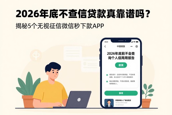 2026年底不查征信贷款真靠谱吗？揭秘5个无视征信微信秒下款APP