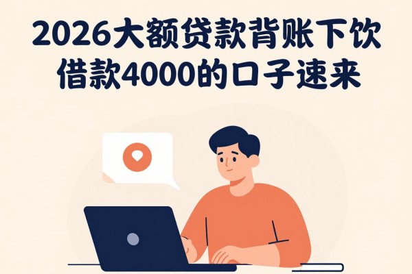 2026低息福利！黑户大额贷款背帐下款，借款4000的口子速来！
