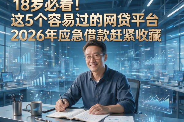 18岁必看！这5个容易过的网贷平台2026年应急借款赶紧收藏