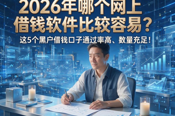 2026年哪个网上借钱软件比较容易？这5个黑户借钱口子通过率高、数量充足！