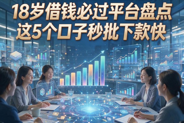 18岁借钱必过平台盘点，这5个口子秒批下款快！