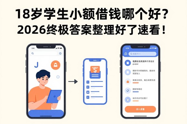18岁学生小额借钱app哪个好？2026终极答案整理好了速看！