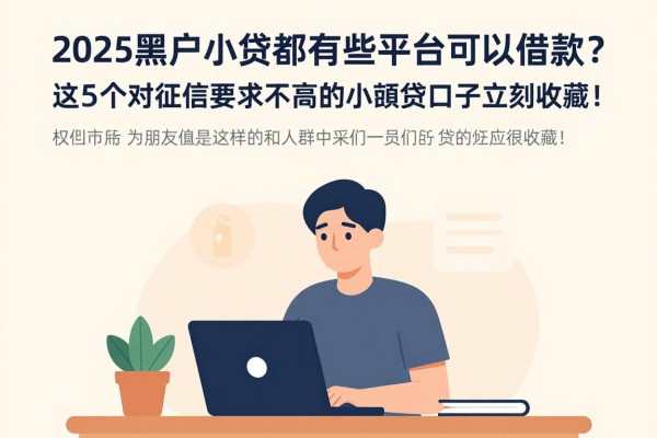 2025黑户小贷都有哪些平台可以借款?这5个对征信要求不高的小额贷口子立刻收藏!