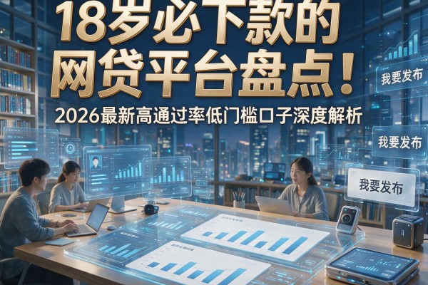 18岁必下款的网贷平台盘点!2026最新高通过率低门槛口子深度解析