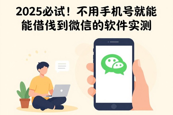 2025必试!不用手机号就能借钱到微信的软件实测,这5个5000元秒到账