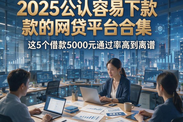 2025公认容易下款的网贷平台合集，这5个借款5000元通过率高到离谱！