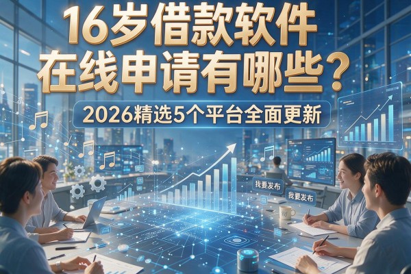 16岁借款软件在线申请有哪些?2026精选5个平台全面更新!