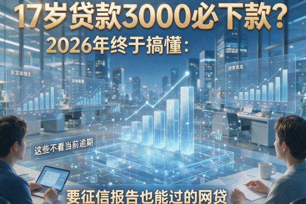 17岁贷款3000必下款？2026年终于搞懂：这些不看当前逾期、要征信报告也能过的网贷！