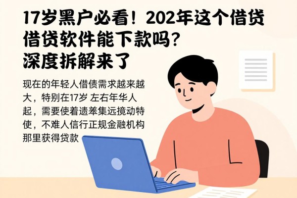 17岁黑户必看！2026年这5个借钱软件真的能下款吗？深度拆解来了