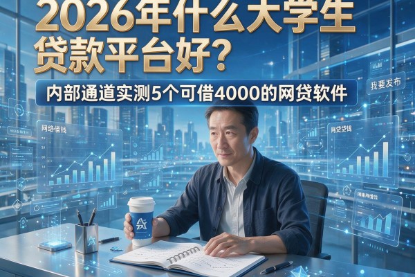 2026年什么大学生贷款平台好？内部通道实测5个可借4000的网贷软件
