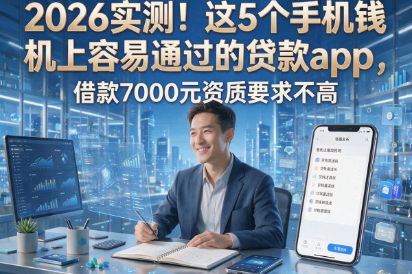 2026实测！这5个手机上容易通过的贷款app，借款7000元资质要求不高