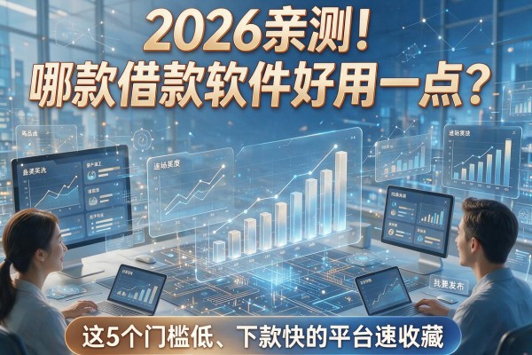2026亲测！哪款借款软件好用一点？这5个门槛低、下款快的平台速收藏