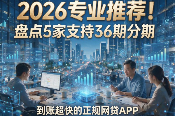 2026专业推荐！盘点5家支持36期分期、到账超快的正规网贷APP
