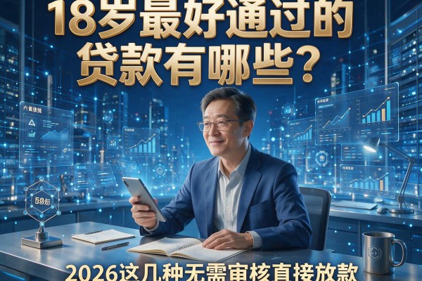 18岁最好通过的贷款有哪些?2026这几种无需审核直接放款
