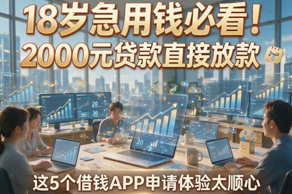 18岁急用钱必看！2000元贷款直接放款，这5个借钱APP申请体验太顺心