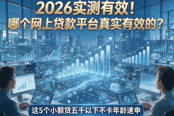 2026实测有效！哪个网上贷款平台真实有效的？这5个小额贷五千以下不卡年龄速申