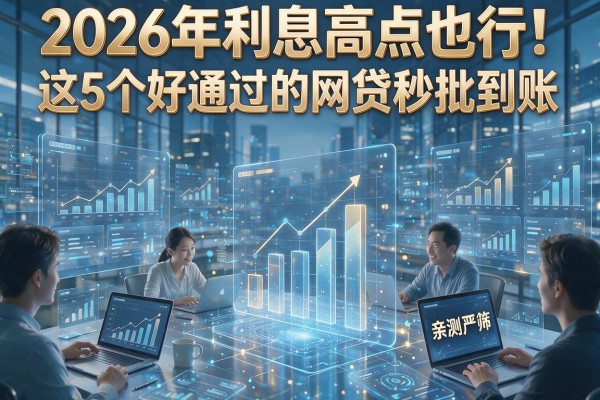 2026年利息高点也行！这5个好通过的网贷秒批到账，亲测严筛