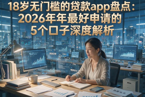 18岁无门槛的贷款app盘点:2026年最好申请的5个口子深度解析!