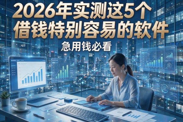 2026年实测这5个借钱特别容易的软件,急用钱必看!