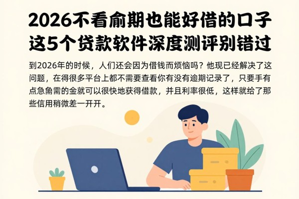 2026不看逾期也能好借的口子,这5个贷款软件深度测评别错过!