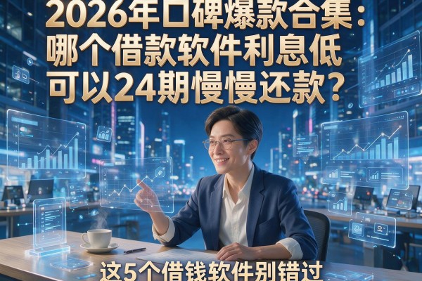 2026年口碑爆款合集：哪个借款软件利息低可以24期慢慢还款？这5个借钱软件别错过！