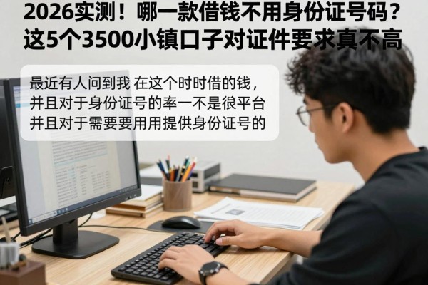 2026实测！哪一款借钱不用身份证号码？这5个3500小额口子对证件要求真不高