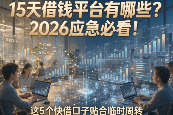 15天借钱平台有哪些?2026应急必看!这5个快借口子贴合临时周转