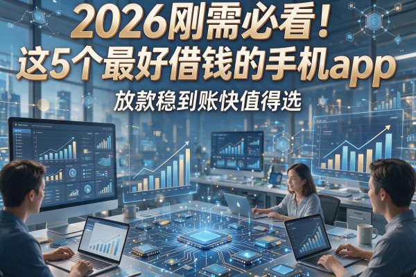 2026刚需必看!这5个最好借钱的手机app,放款稳到账快值得选