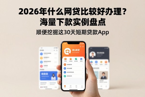 2026年什么网贷比较好办理？海量下款实例盘点，顺便挖掘这30天短期贷款app