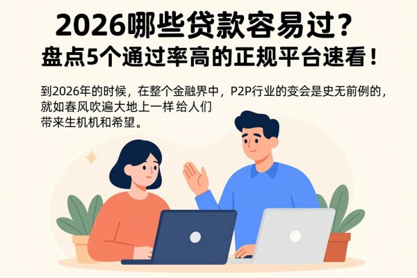 2026哪些贷款容易过?盘点5个通过率高的正规平台速看!