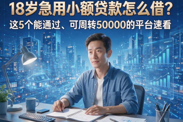 18岁急用小额贷款怎么借？这5个能通过、可周转50000的平台速看！
