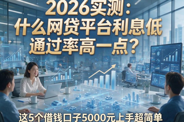 2026实测：什么网贷平台利息低通过率高一点？这5个借钱口子5000元上手超简单！