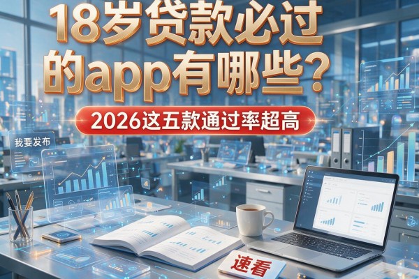 18岁贷款必过的app有哪些？2026这五款通过率超高，速看！