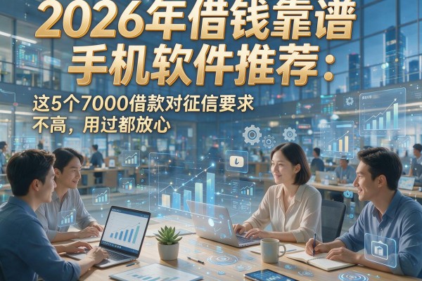 2026年借钱靠谱手机软件推荐：这5个7000借款对征信要求不高，用过都放心！