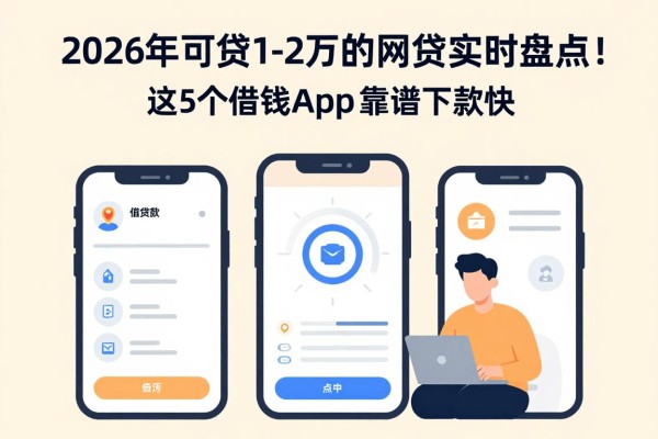 2026年可贷1-2万的网贷实时盘点!这5个借钱App靠谱下款快