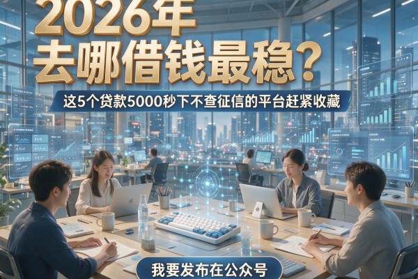 2026年去哪借钱最稳?这5个贷款5000秒下不查征信的平台赶紧收藏!
