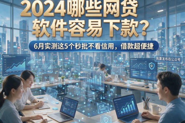 2024哪些网贷软件容易下款?6月实测这5个秒批不看信用,借款超便捷!