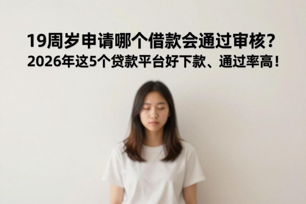 19周岁申请哪个借款会通过审核？2026年这5个贷款平台好下款、通过率高！