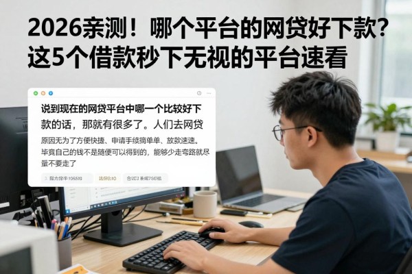 2026亲测！哪个平台的网贷好下款？这5个借款秒下无视的平台速看