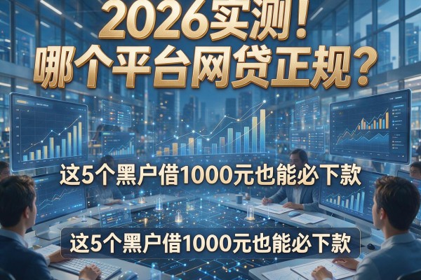 2026实测!哪个平台网贷正规?这5个黑户借1000元也能必下款