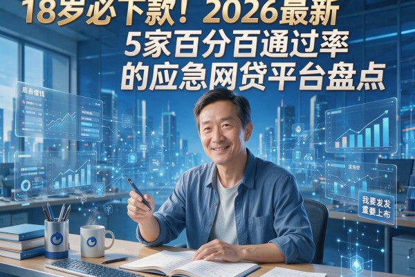 18岁必下款！2026最新5家百分百通过率的应急网贷平台盘点