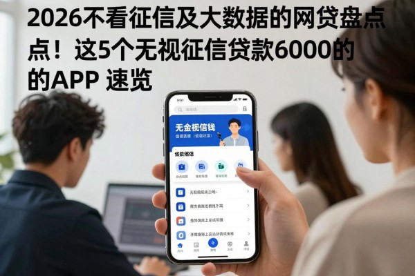 2026不看征信及大数据的网贷盘点!这5个无视征信贷款6000的APP速览