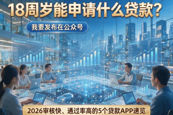 18周岁能申请什么贷款？2026审核快、通过率高的5个贷款APP速览！