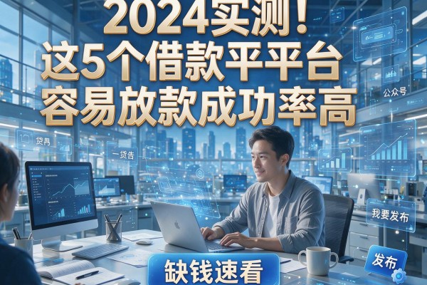 2024实测!这5个借款平台容易放款成功率高,缺钱速看!