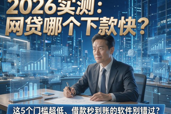 2026实测:网贷哪个下款快?这5个门槛超低、借款秒到账的软件别错过!
