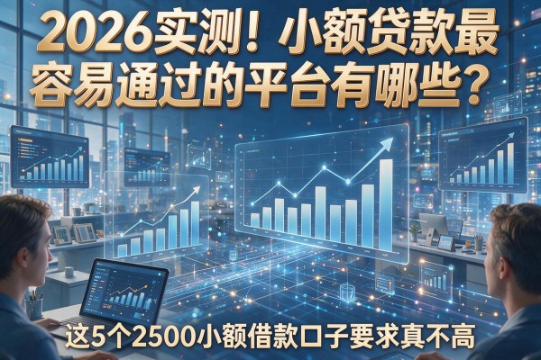 2026实测!小额贷款最容易通过的平台有哪些?这5个2500小额借款口子要求真不高